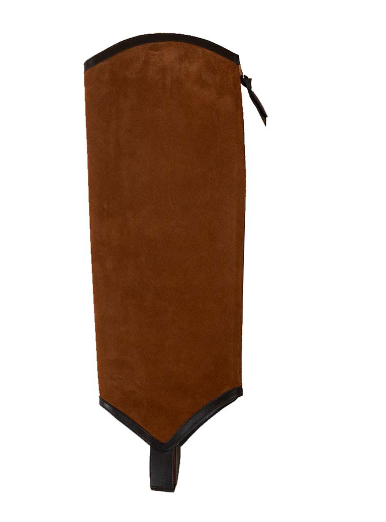 The Long Gaiter · Tan Crosta & Black Calf