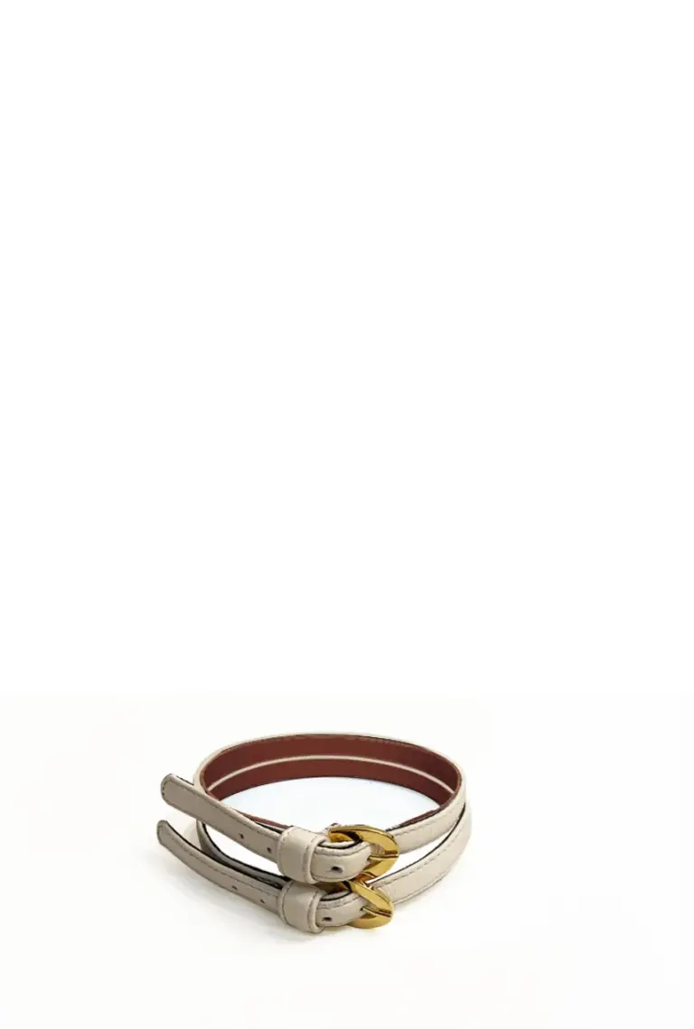 Ankle Strap — Crème Nappa