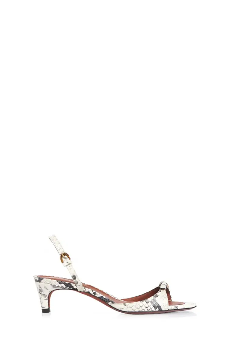 La Capricciosa — B&W Snake Print Leather