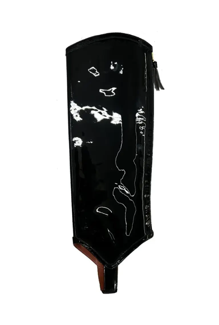 The Long Gaiter — Black Patent
