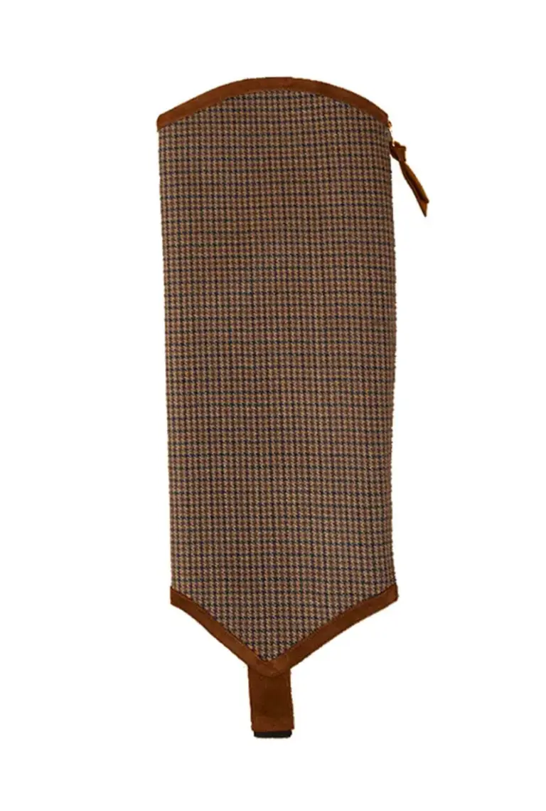 The Long Gaiter — Tan Pied-de-Poule & Tan Crosta
