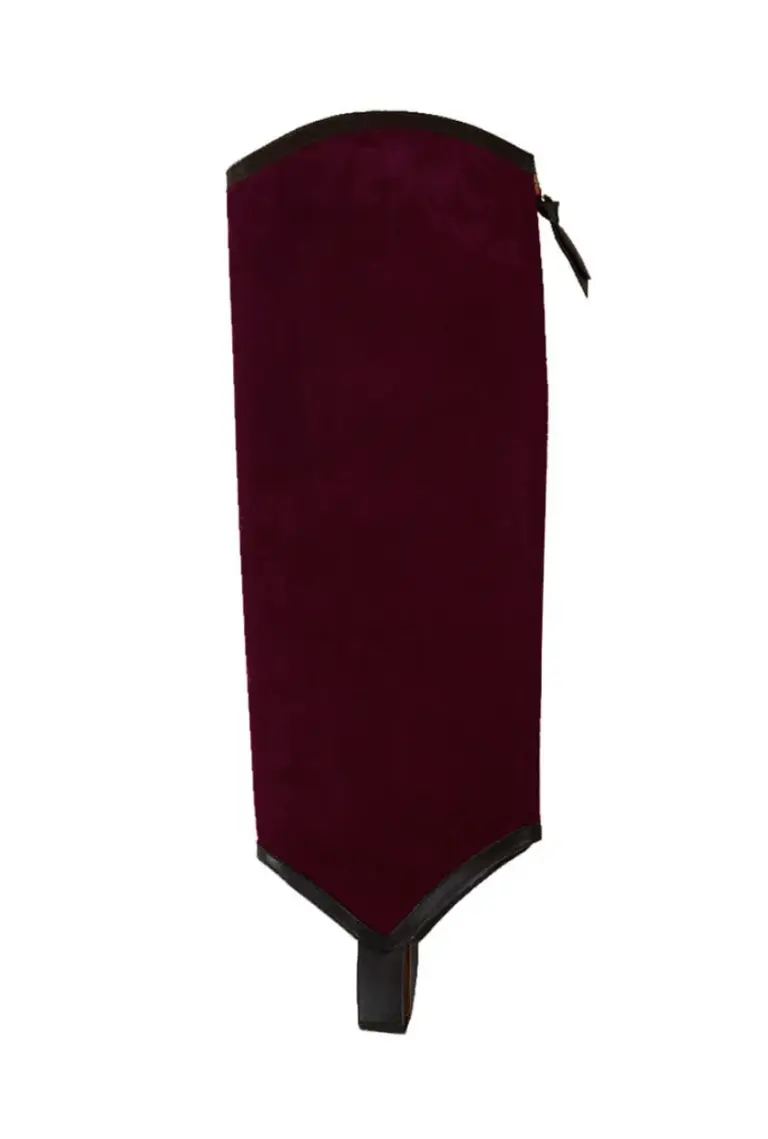 The Long Gaiter — Wine Crosta & Black Calf