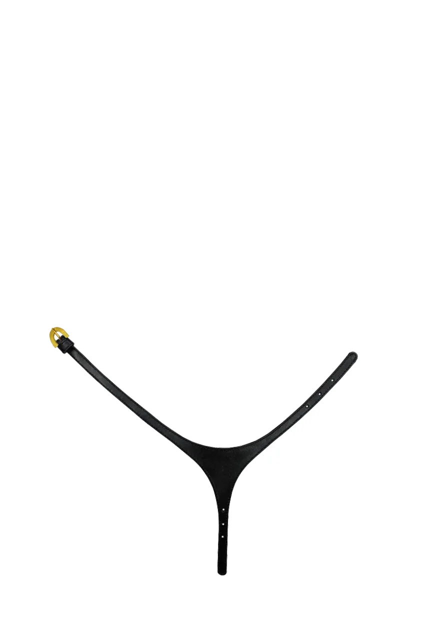 Maliziosa Mask — Black Calf