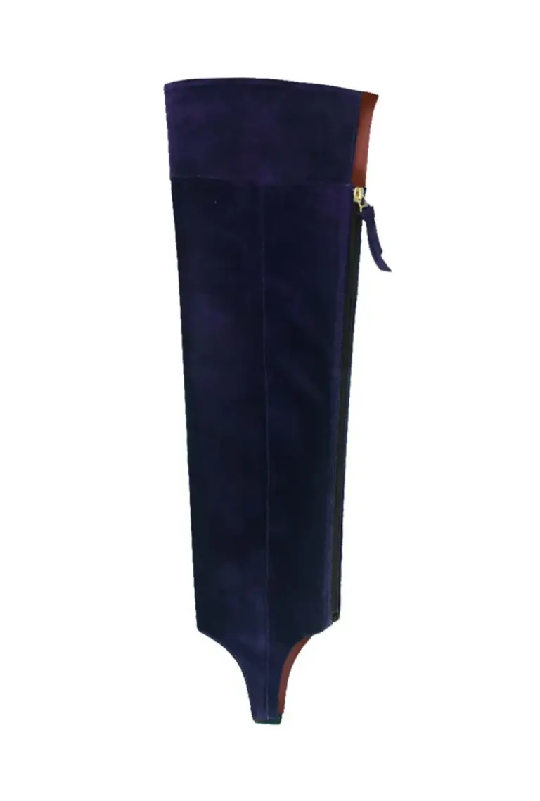 The OTK Gaiter — Navy Wax Crosta