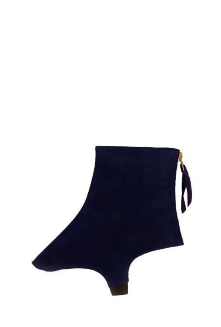 Short Gaiter — Navy Wax Crosta