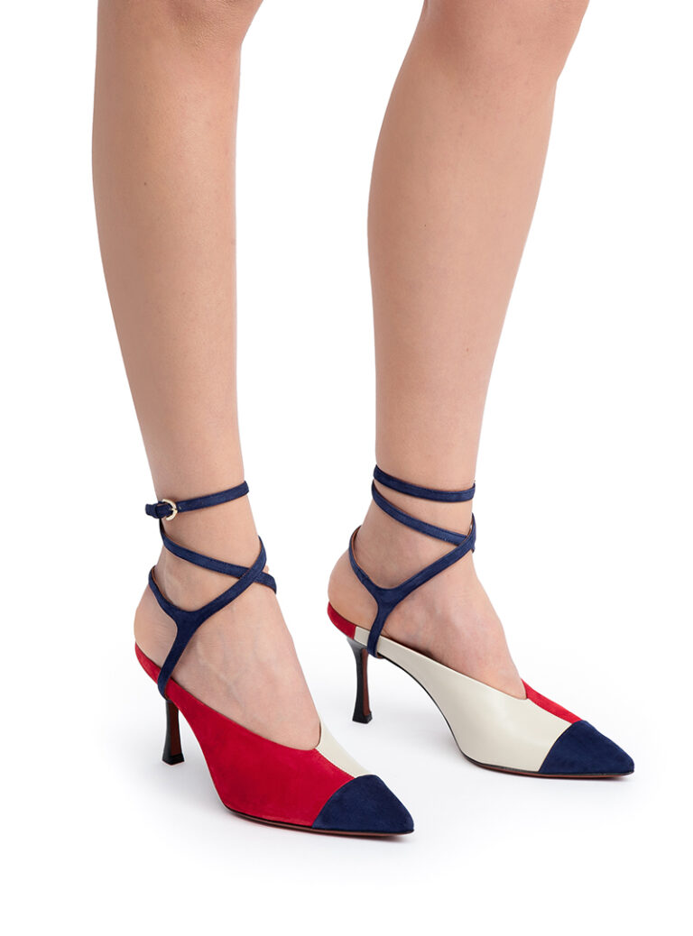 Party Girl Strap · Navy Suede